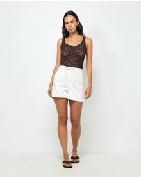 AERE - Eden Drawcord Shorts