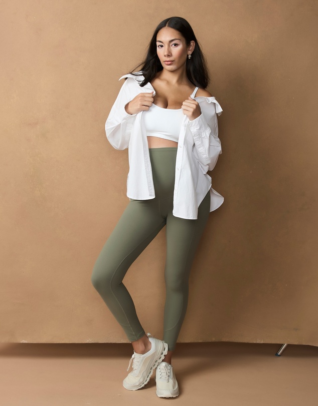 Soon Maternity - Active Overbelly Side Pocket 7/8 Leggings