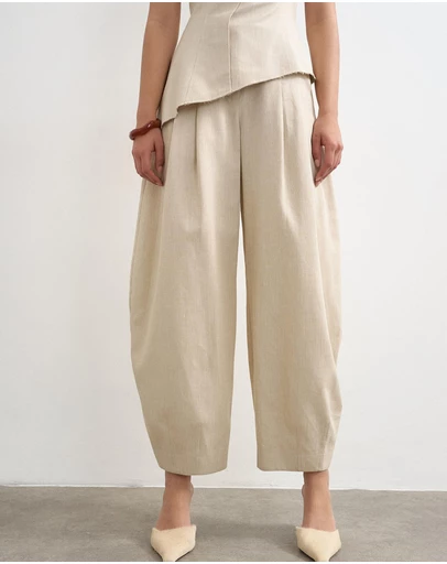 TOPSHOP - Sina Barrel Leg Trousers