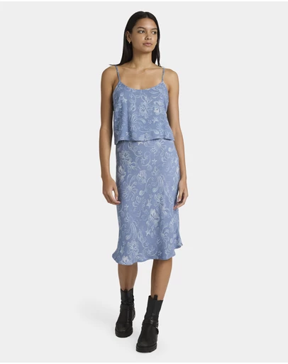 RVCA - Womens Sub Aloha Midi Skirt