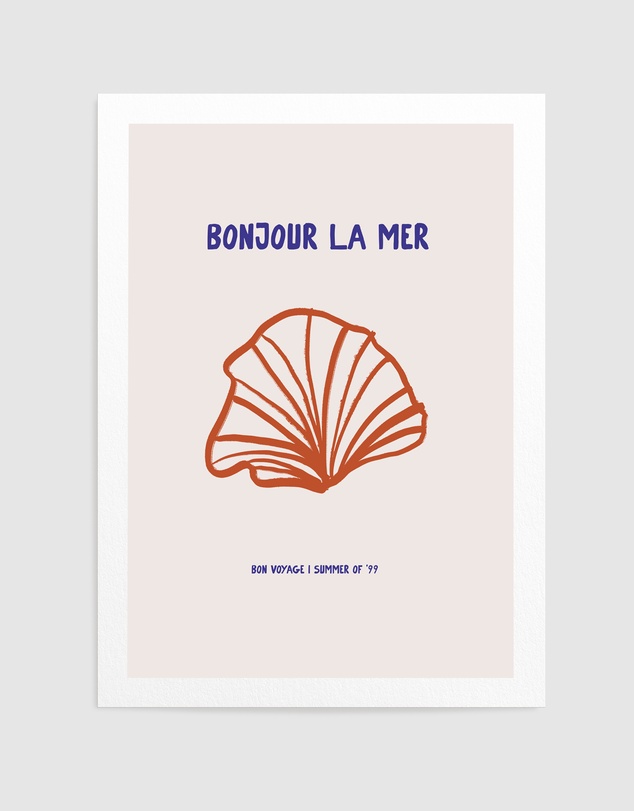Olive et Oriel - Bonjour Lamer by Treechild Art Print