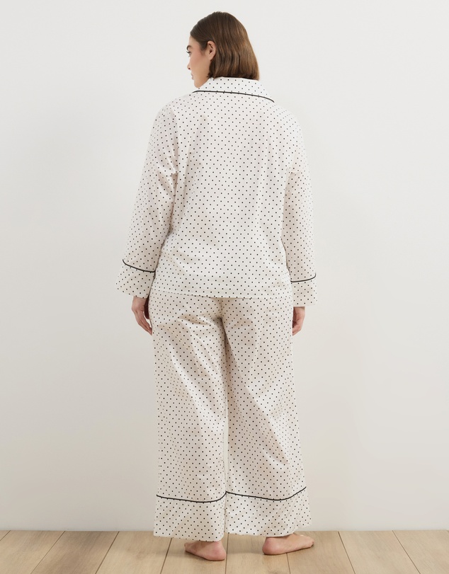 Atmos&Here Curvy - Riley Polka Dot Cotton PJ Set