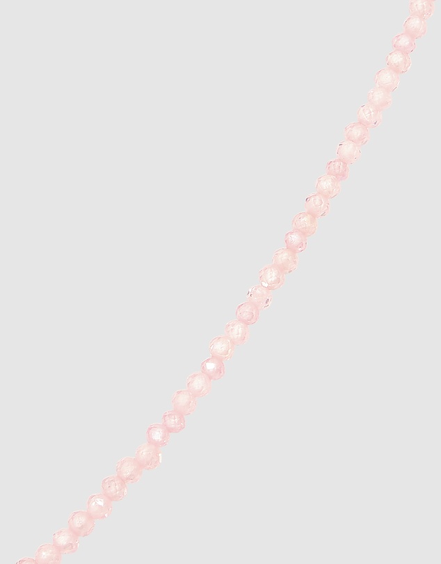 Elli Jewelry - Necklace Quartz Beaded Summer 925 Sterling Silver Gold-Plated