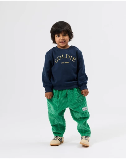 Goldie + Ace - Goldie Crew Embroidered Sweater - Babies-Kids