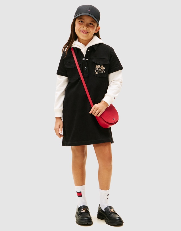 Tommy Hilfiger - A-Line Denim Dress - Teens