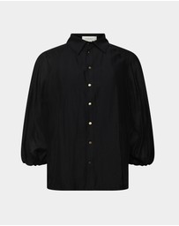 Forcast - Giulia Gold Button Blouse