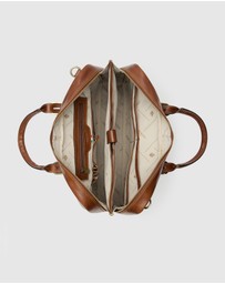 Republic of Florence - The Madrid Matt Brown Briefcase