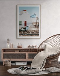 Amichi Co - Mykonos Postcard Fine Art Print