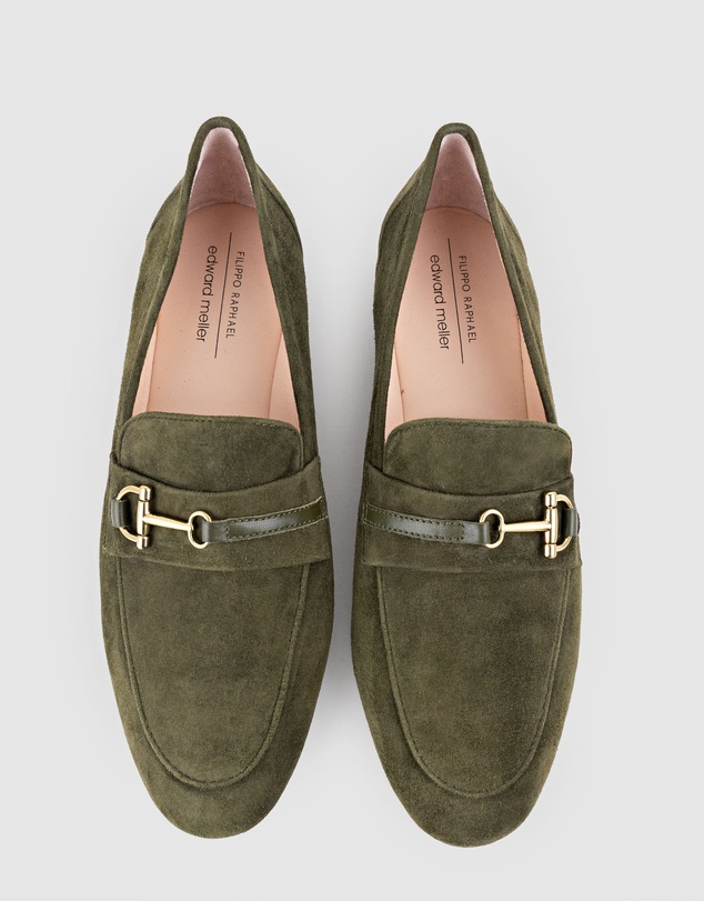 Edward Meller - FAUSTINE Loafer with Asymmetrical Trim