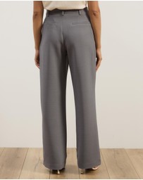 Atmos&Here - Sammie Straight Leg Tailored Pants