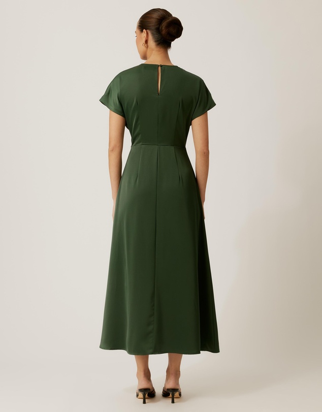 Tussah - Reena Satin Midi Dress