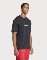 adidas Sportswear - Essentials Linear Single Jersey Tee Mens