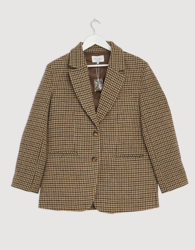 Revibe - Repaired Minima Esenciales Desi Wool Blazer - AU 10