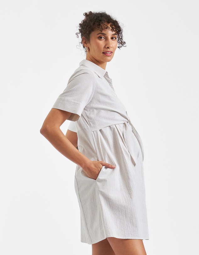Ripe Maternity - Bronte Tie Up Dress
