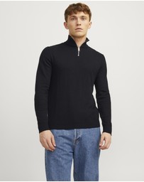 Jack & Jones - Emil Knit Quarter Zip Top