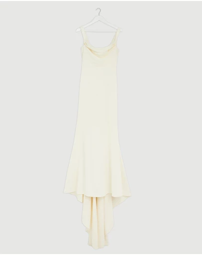 Revibe - Repaired CHANCERY Edith Drape Front Gown - AU 10