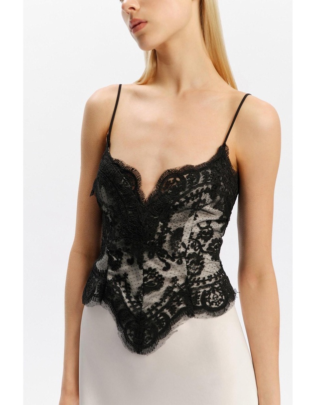 Bardot - Ravinia Lace Bodice Midi Dress