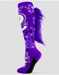 Crazy Skates - Crazy Socks Monster Purple Knee-High Socks
