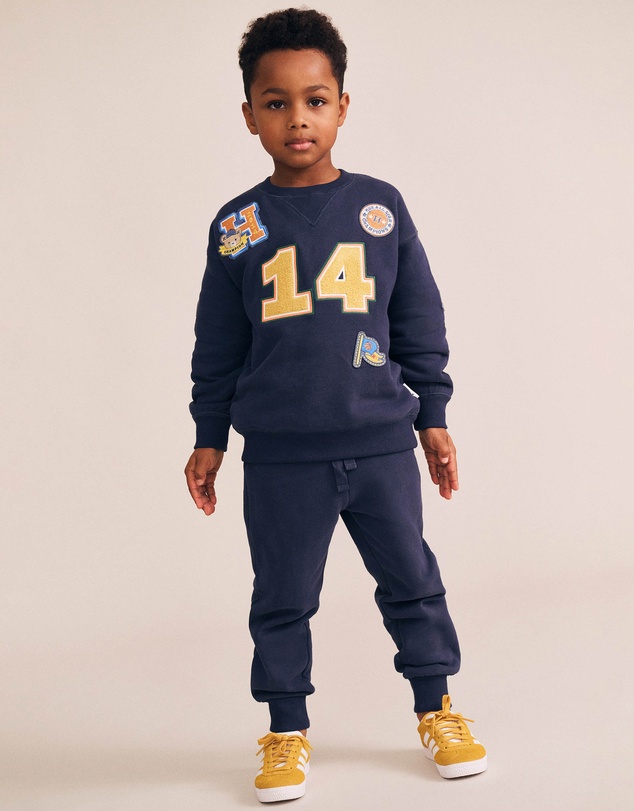 Huxbaby - Collegiate Patches Sweatshirt - Babies-Kids