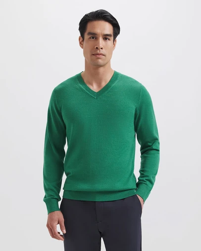 SABA - Franklin Merino Wool V Neck Knit