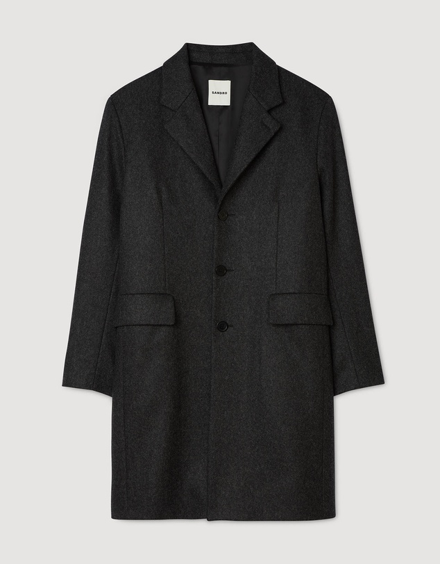 Sandro - New Heather Apollo Overcoat