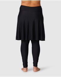 Modest Mermaid - Swimming skirt with inbuilt leggings