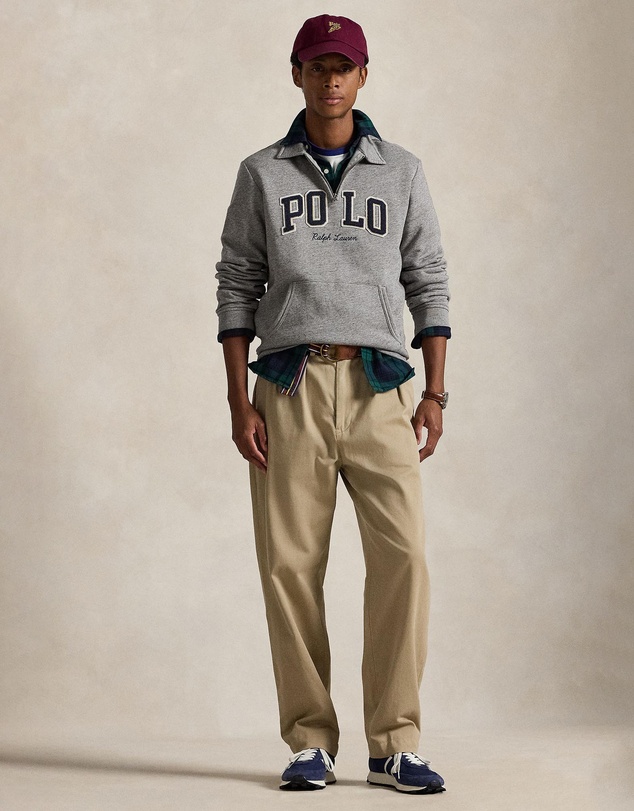 Polo Ralph Lauren - Logo Fleece Collared Sweatshirt