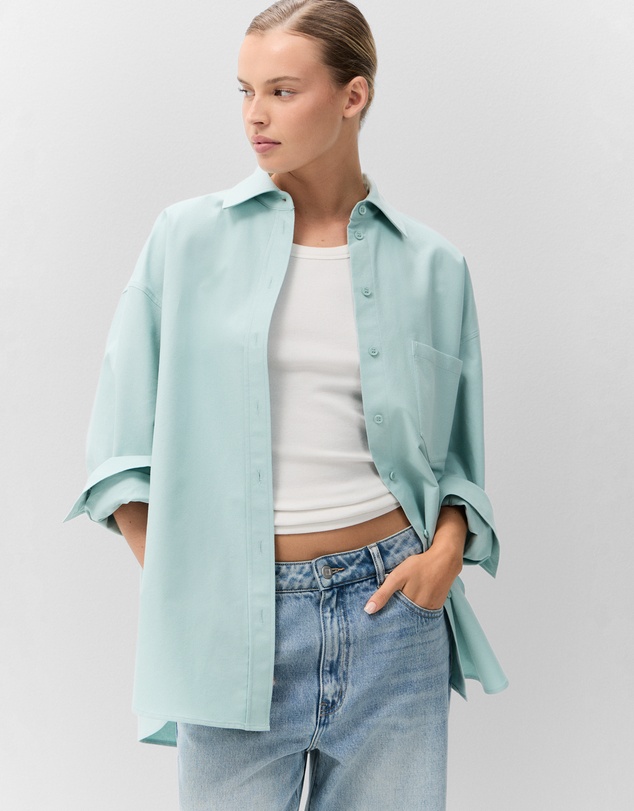 UNISON - Oversized Oxford Shirt