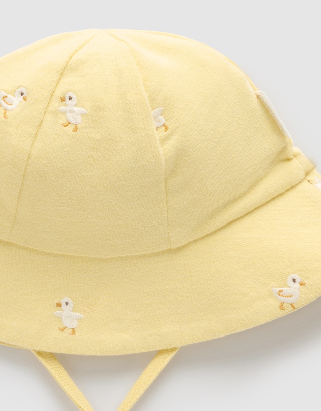 Purebaby - Broderie Hat- Kids-Babies