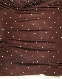 Dazie - Into You Polka Dot Off Shoulder Top