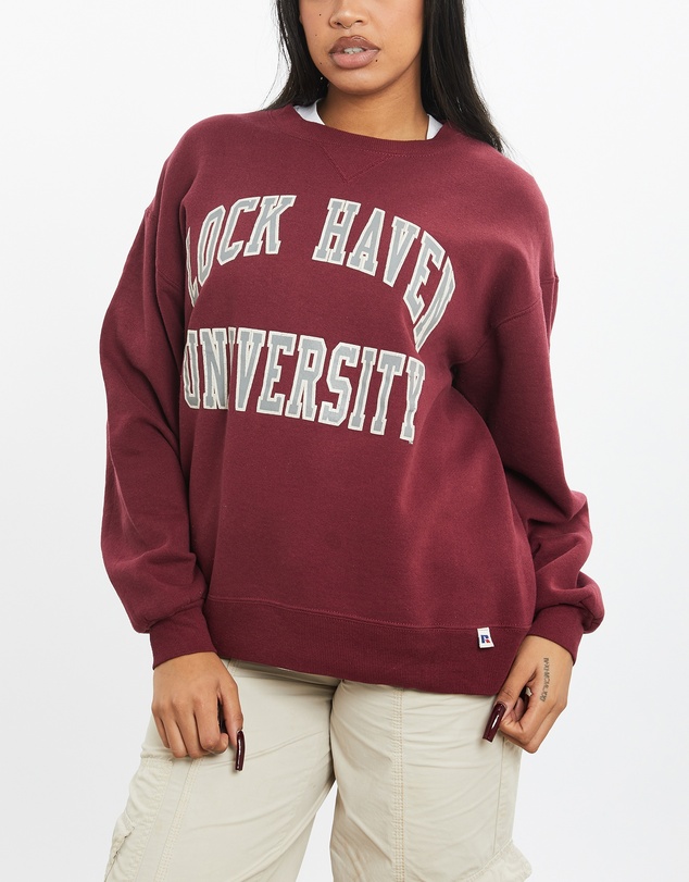 Vintage by The Real Deal - Pre Loved - 90s Russell Athletic Lock Haven University Sweatshirt