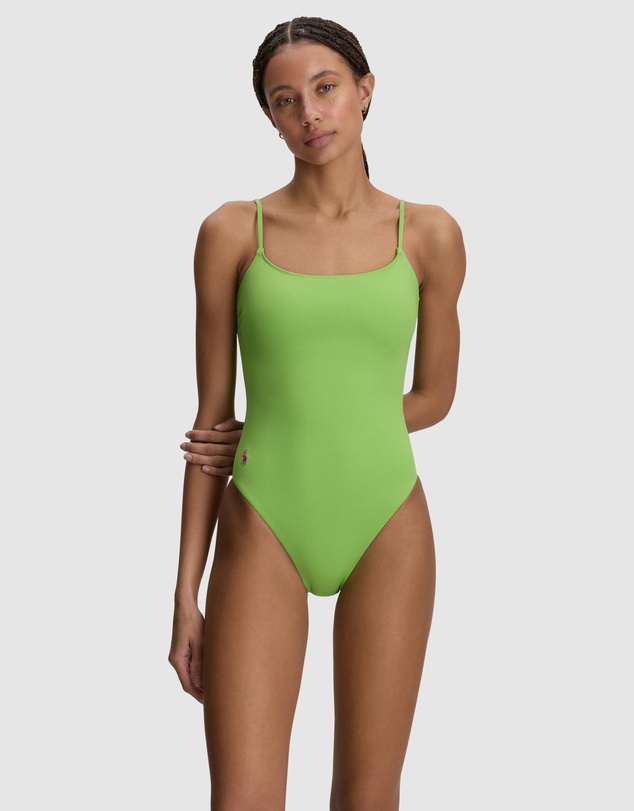 Polo Ralph Lauren - Kennedy Spaghetti Strap One-Piece Swimsuit