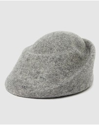 Max Alexander - Grey Winter Felt Designer Hat