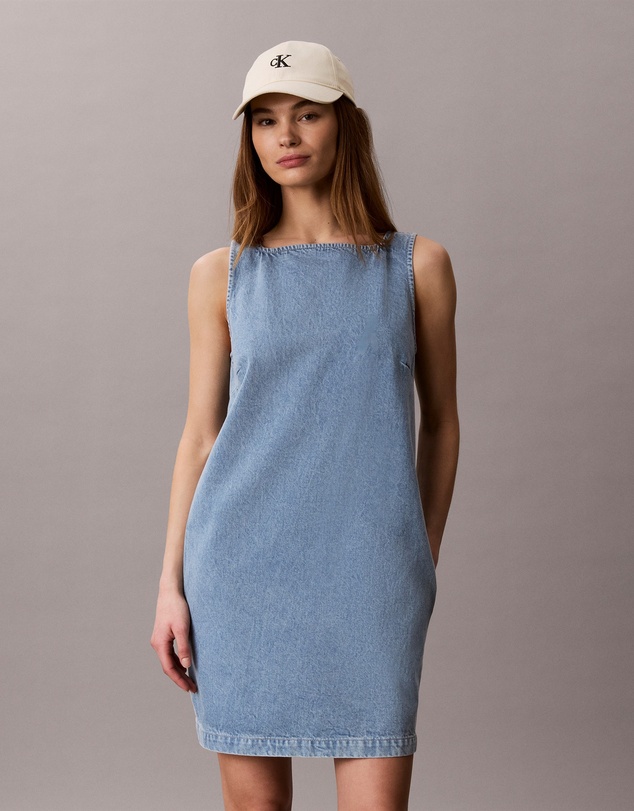 Calvin Klein Jeans - V-Neck Denim Shift Dress