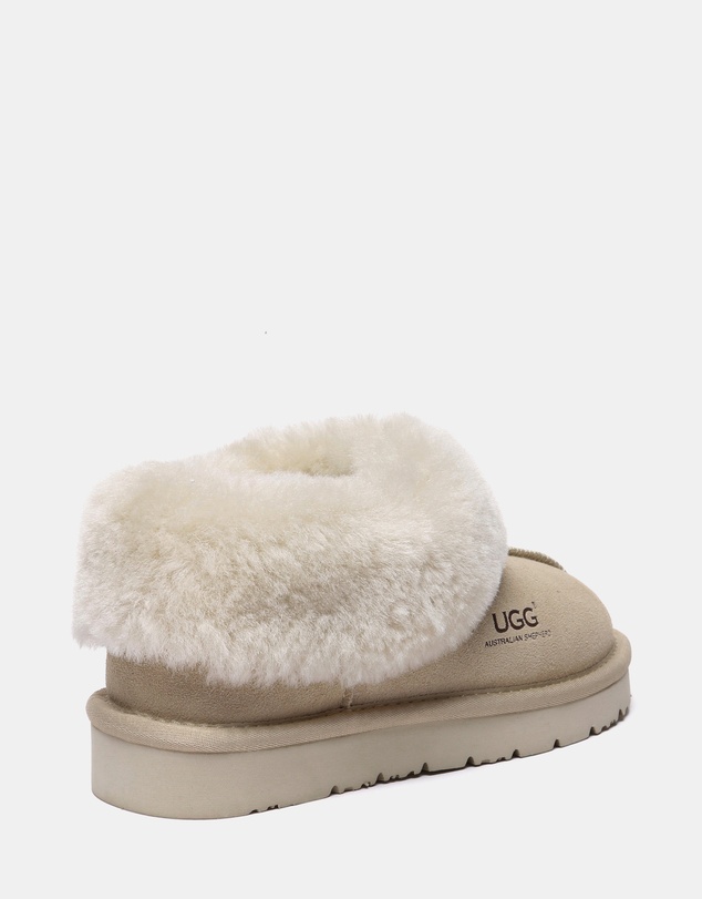 EVERAU - Australian Shepherd Ugg Homey Special Cow Suede Upper House Shoes