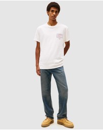 Tommy Jeans - Regular Sign Spray Short Sleeve T-Shirt