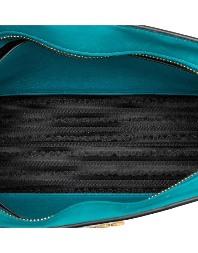 Pre-Loved by Azura Reborn - Pre-Loved Bicolor Saffiano Vernice Esplanade Crossbody