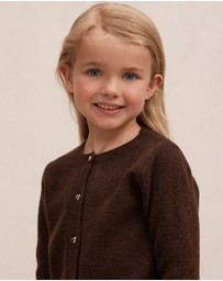 Forever New Girls - Hallie Crew Neck Girls Cardigan