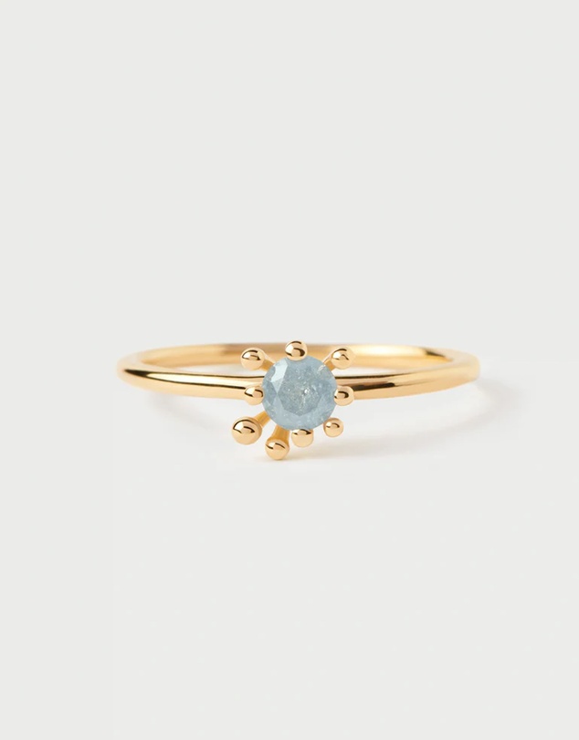 PDPAOLA - Grey Fleur Ring