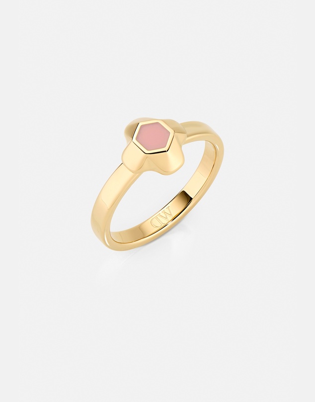 Daniel Wellington - North Star Ring Small Apricot Enamel
