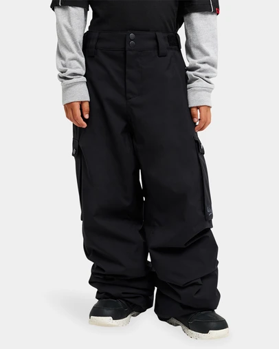 Quiksilver - Boys 8 to 16 Snow Down Cargo Snow Pants