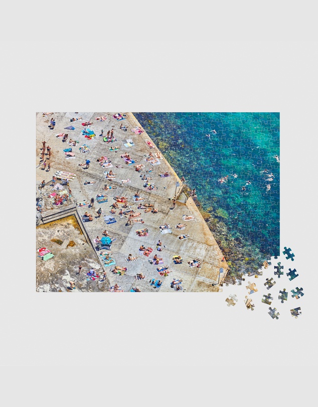 Remy Gerega - Clovelly Beach 500 Piece Jigsaw Puzzle