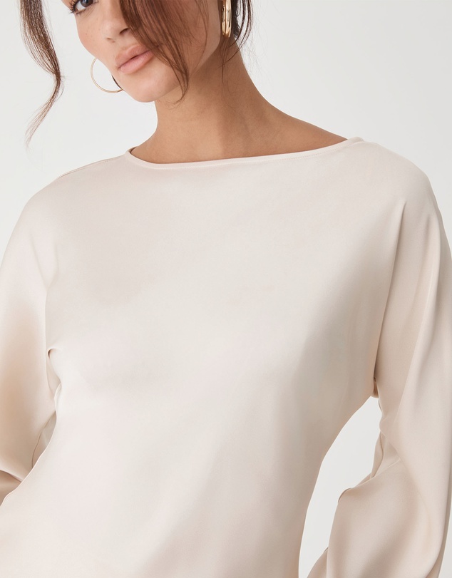 Forcast - Asma Satin Bias Cut Top