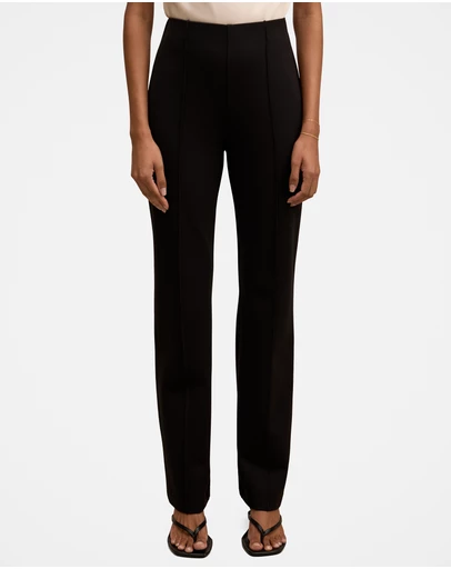 Forever New Petite - Piper Petite Ponte Straight Leg Pants