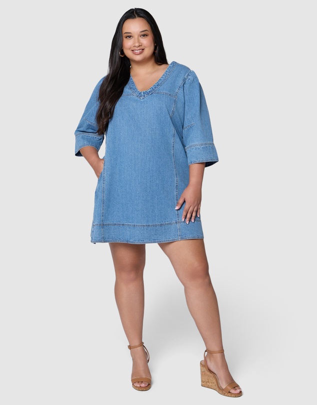 Indigo Tonic - Zoey Chambray Mini Dress