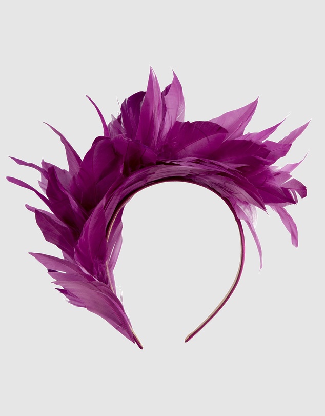 Max Alexander - Modern Magenta Racing Fascinator