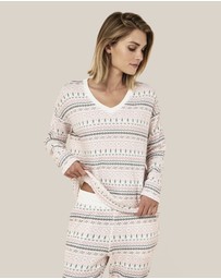 Papinelle - Fairisle Waffle Long Sleeve Top and Jogger