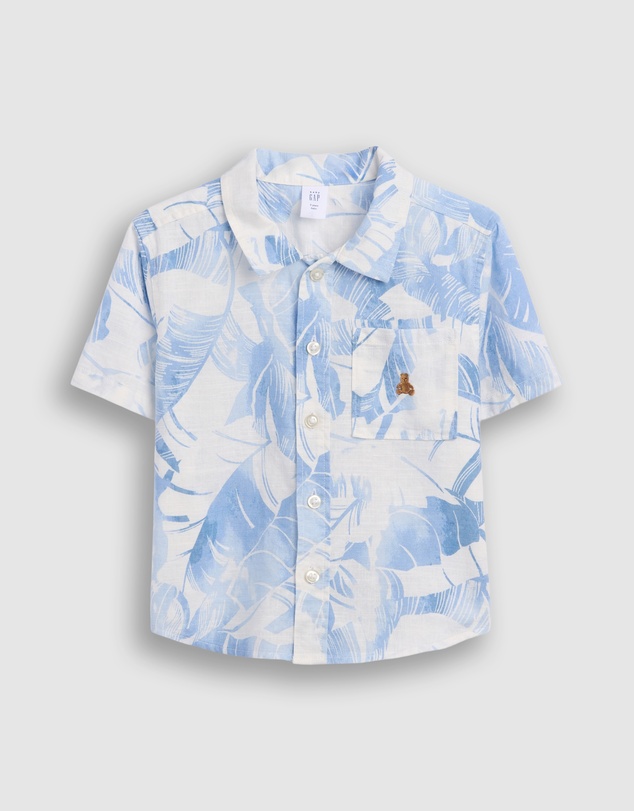 GAP - SS Linen Icon Top - Babies-Kids