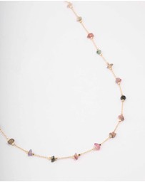 Lovisa - Gold Plated Semi Precious Station Necklace