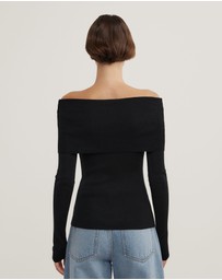 Witchery - Fold Over Knit